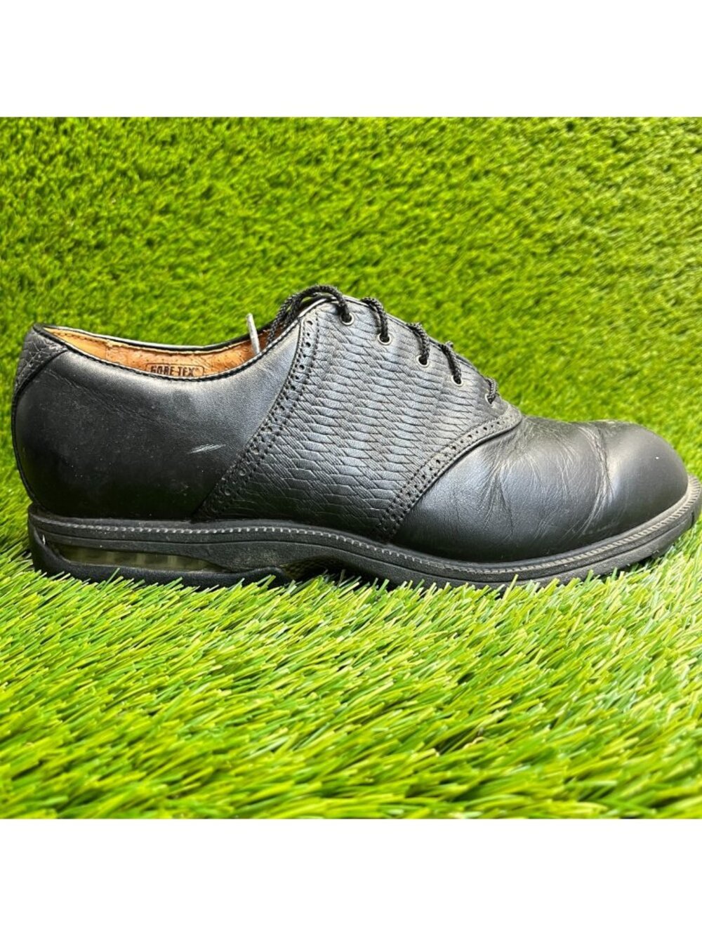 Nike Kempshall Last Gore-Tex Mens Size 9.5 Black Athletic Golf Cleats Shoes